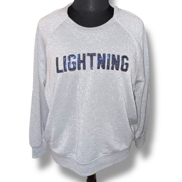 NWT G-III 4HER by Carl Banks - Tampa Bay "LIGHTNING" Stadium Only Sweater XXL - Picture 1 of 16